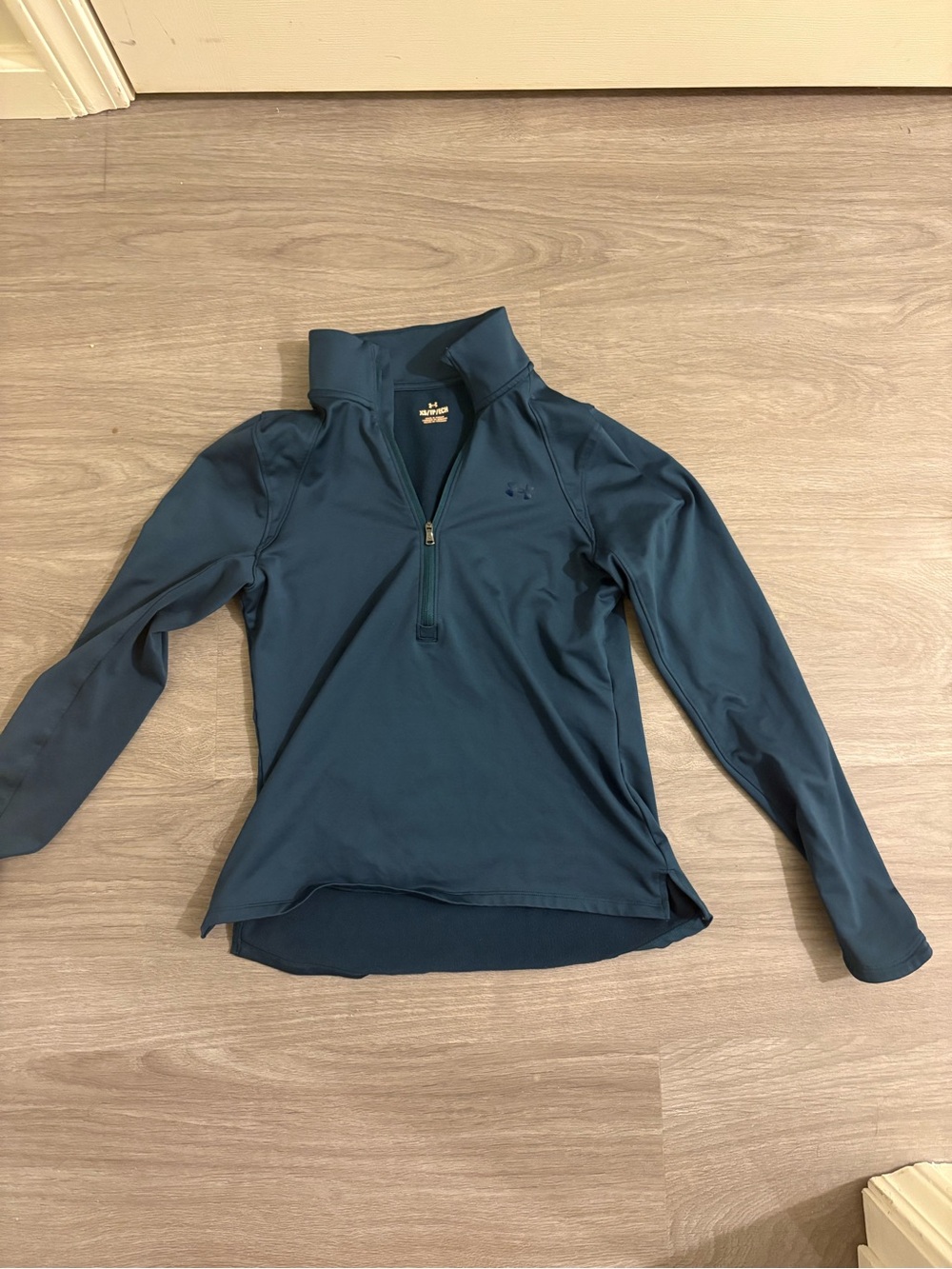 Under Armour Women's Teal Quarter-Zip Swim Top